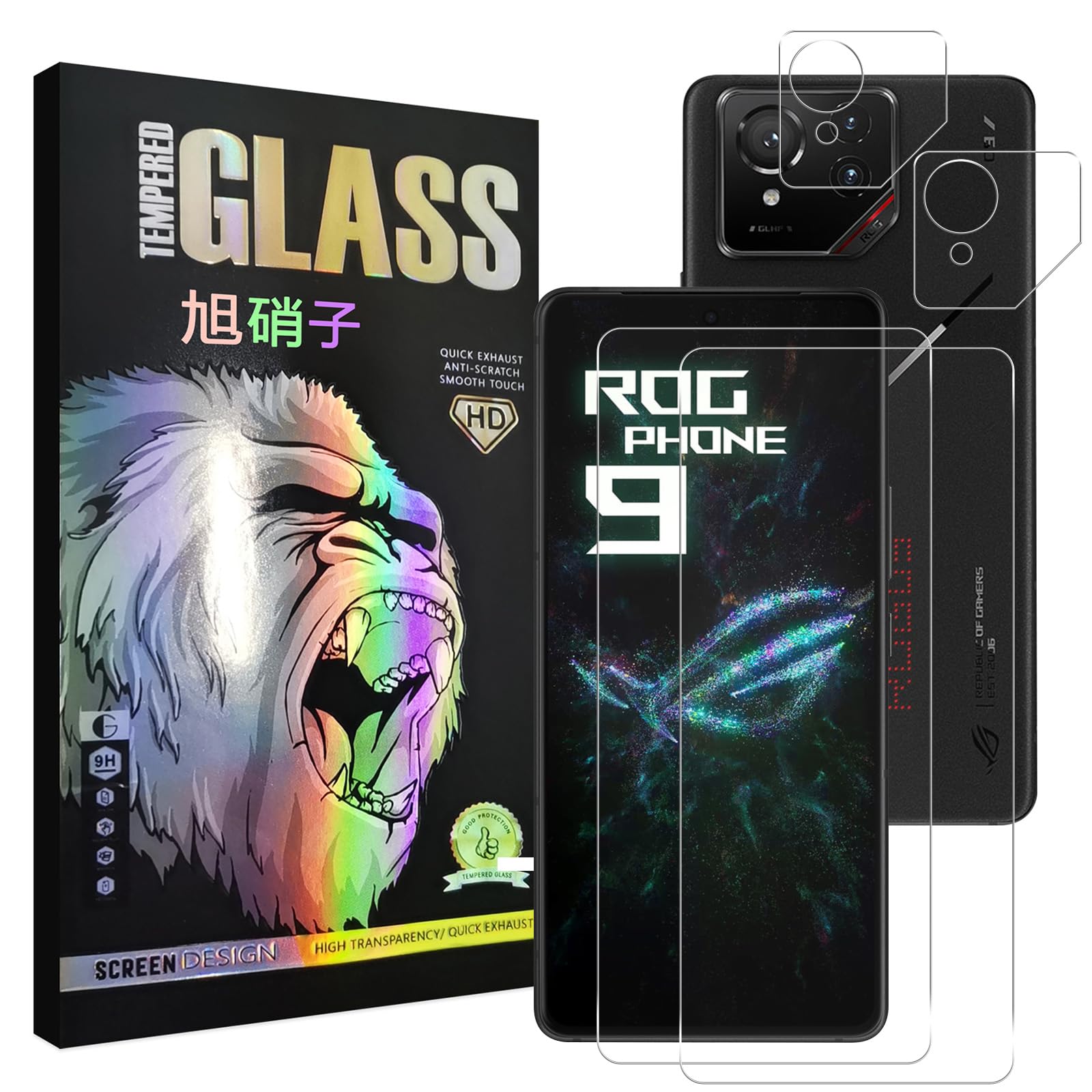 Amazon.co.jp: 対応 ASUS ROG Phone 9 / Phone 9 Pro フィルム 指紋